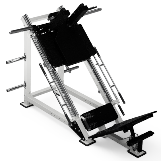 Deltech Fitness DF809- Linear Bearing Hack Squat/Leg Press (Hip Sled)