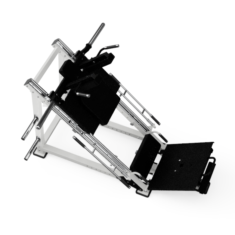 Deltech Fitness DF809- Linear Bearing Hack Squat/Leg Press (Hip Sled)