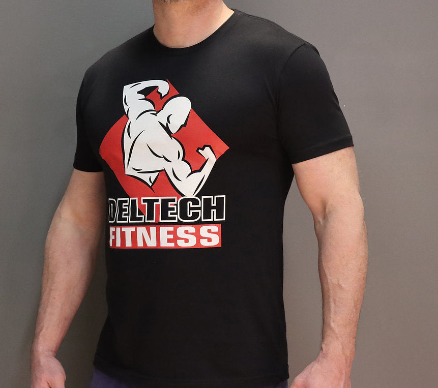 Deltech Fitness Black T-Shirt (DFTS-BLACK)