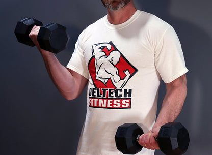 Deltech Fitness White T-Shirt (DFTS-WHITE)
