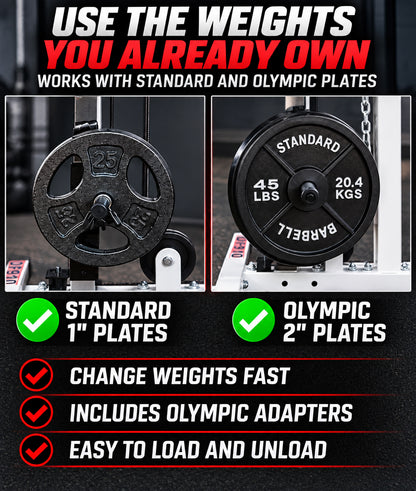 Deltech Fitness Lat/Row Machine (DF910)