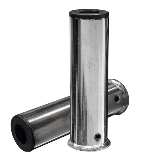 Deltech Fitness Pair Chrome Olympic Adapters (P718LX-P)