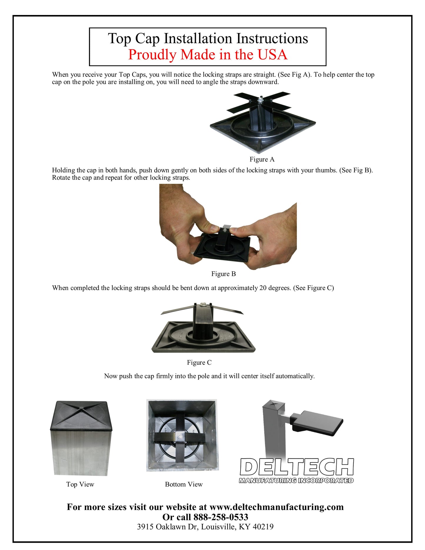2-7/8" Standard Round Pole Cap