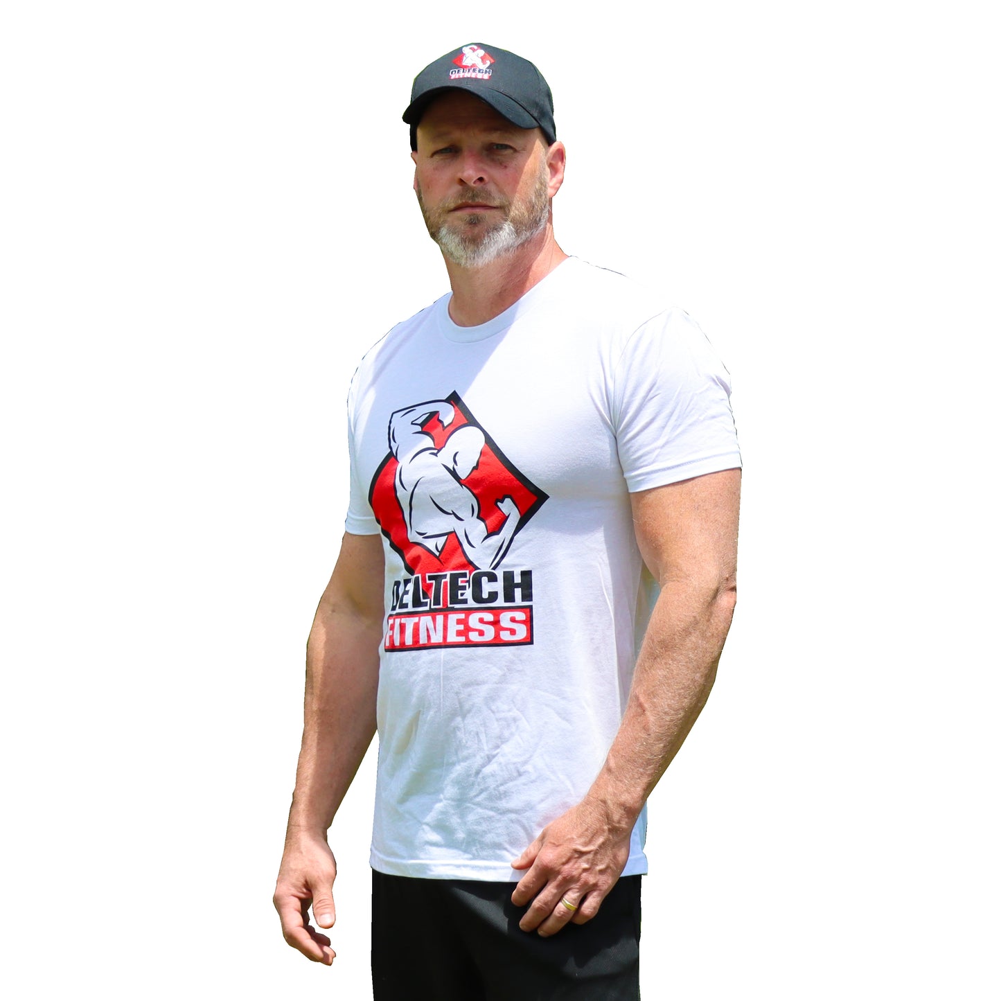 Deltech Fitness White T-Shirt (DFTS-WHITE)