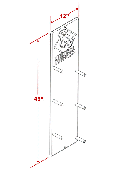 Machine Bar Storage Holder DF-55 by Deltech Fitness