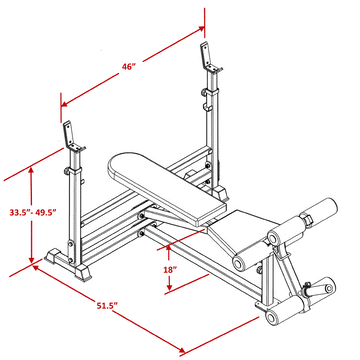Gym Bench Press Weider Pro 265 Standard Bench Weider Pro 265