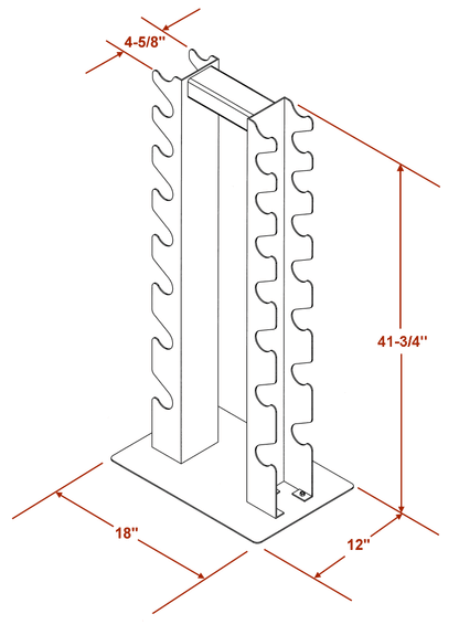 DF5200 Vertical Dumbbell Rack