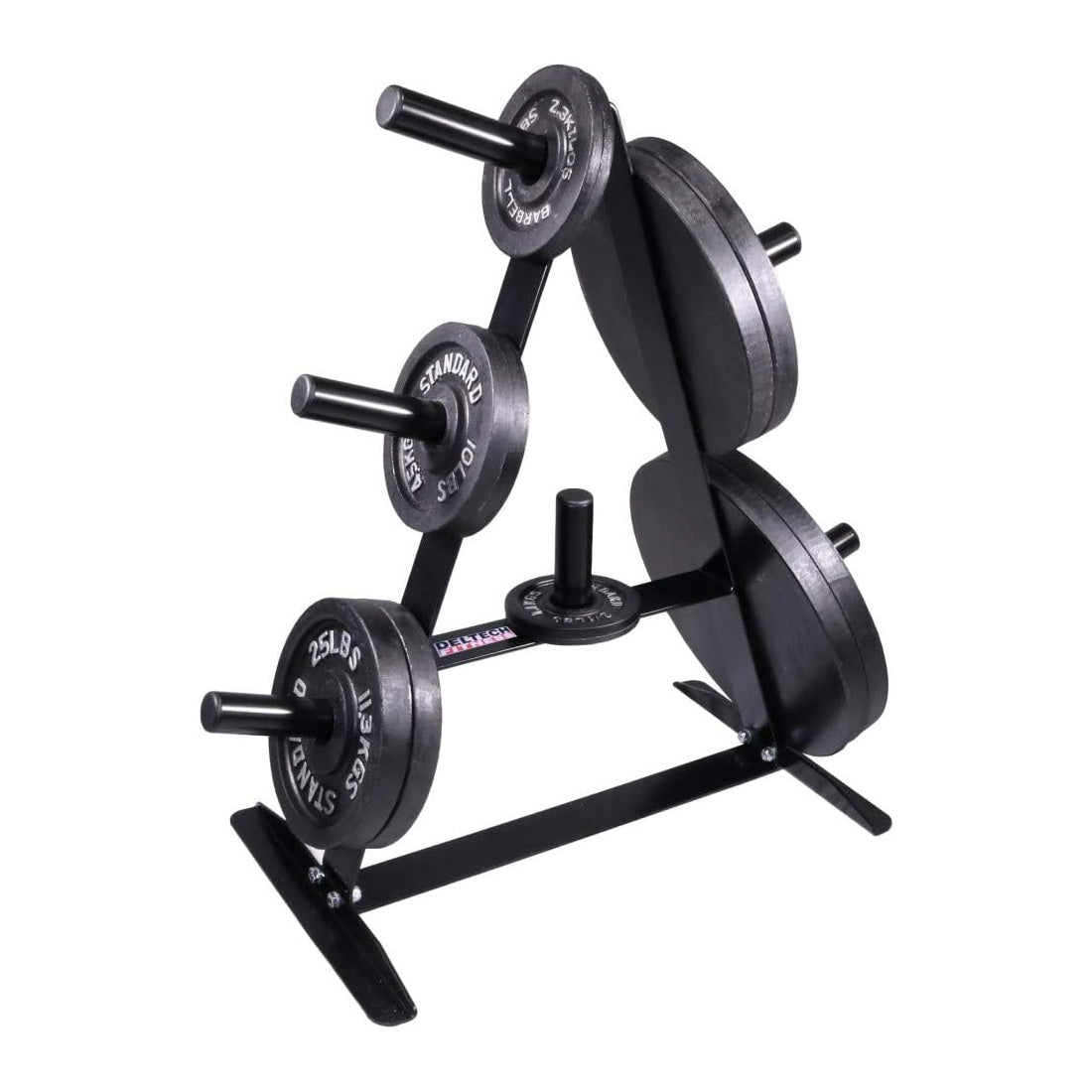 Weight rack for discount plates