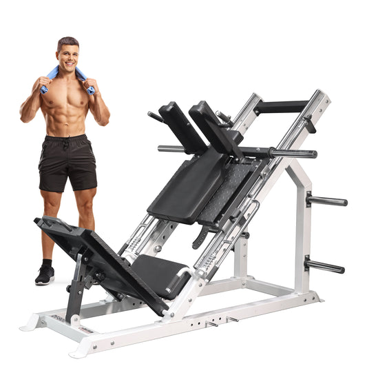 Deltech Fitness DF809- Linear Bearing Hack Squat/Leg Press (Hip Sled)