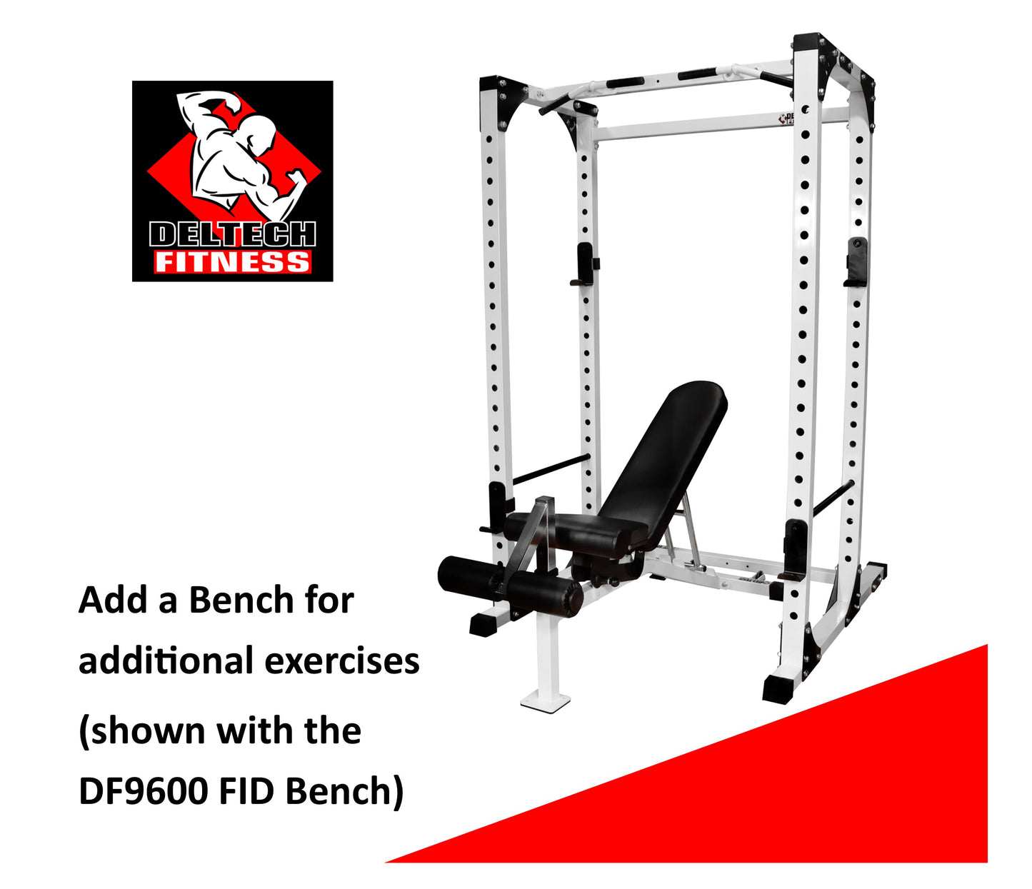 Deltech Fitness Pro Squat Rack (DF825)