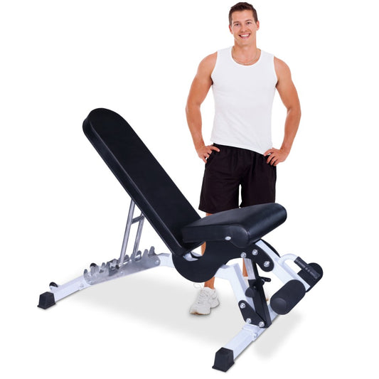 Deltech Fitness Heavy Duty Flat Incline Decline Bench (DF9800)