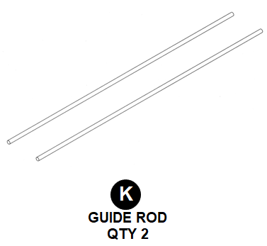 DF4900 Guide Rods- Pair