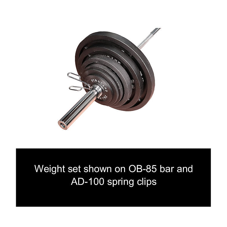 Deltech Fitness 7' Chrome Olympic Weight Bar (OB-85)