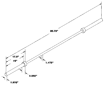 Deltech Fitness 7' Chrome Olympic Weight Bar (OB-85)