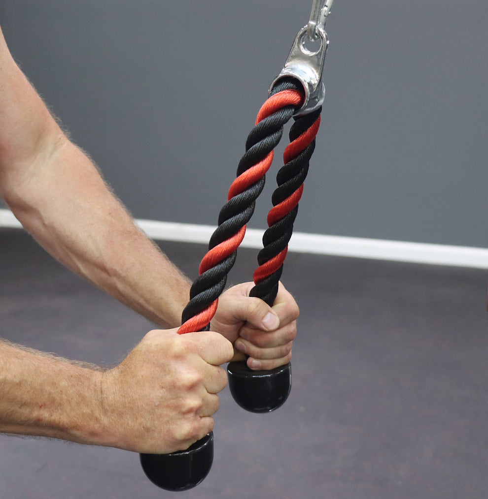 Machine Biceps Rope Deltech Fitness Triceps Pushdown Rope (MB-ROPE2)